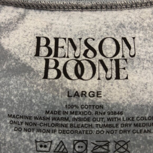 Benson Boone Rollerblading Vintage Splatter Dye Pop Tee L - Picture 4 of 4